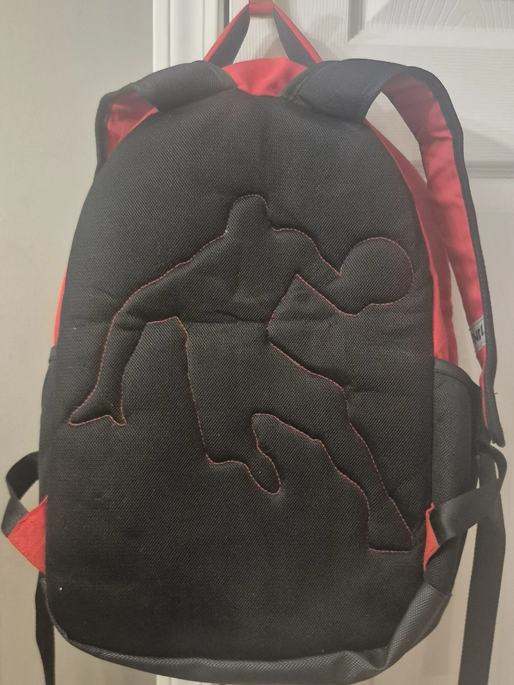 And1 Black & Red Backpack Book Bag Laptop Sleeve Basketball Logo